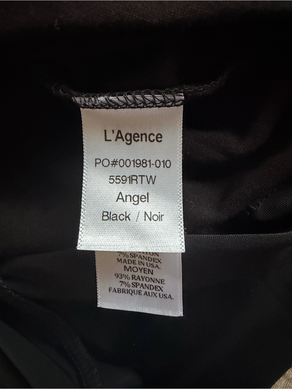 L'AGENCE Angel Square Neck Bodysuit - Picture 10 of 10